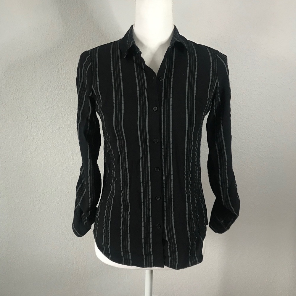 Express The City Shirt Button Down Blouse